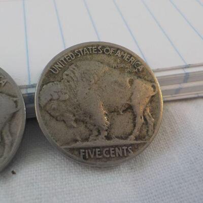 2 - War Time 1935 Nickels.