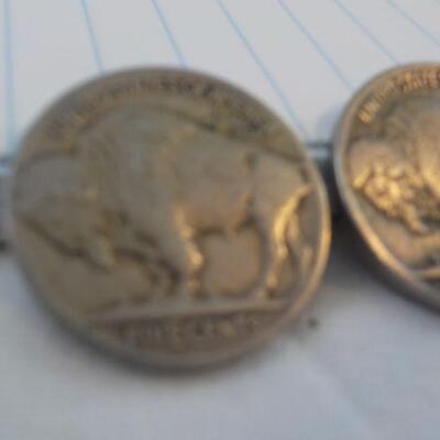 2 - War Time 1935 Nickels.