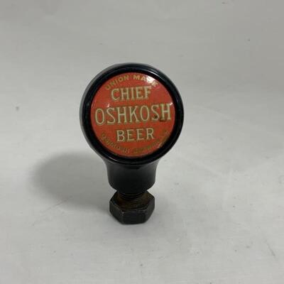 -92- VINTAGE | Chief Oshkosh Beer | Tap Knob | EXCELLENT 