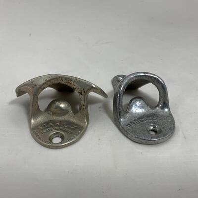 -93- VINTAGE | Two Wall-Style Bottle Openers | White Rock 