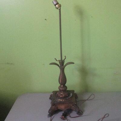 Lot 13 - Vintage Metal Project Lamp