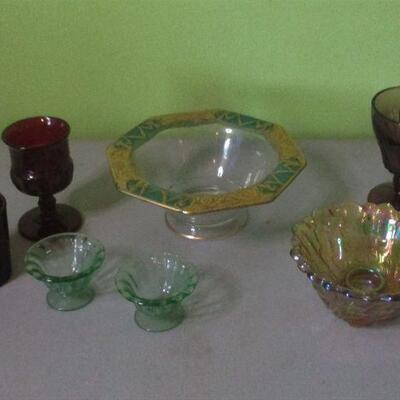 Lot 63 - Mixed Vintage Glass Lot