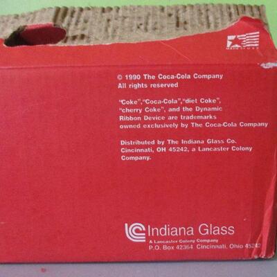 Lot 72 - 10 piece set of Coca-Cola Colorful Collage Glasses GOOGLE ALERT