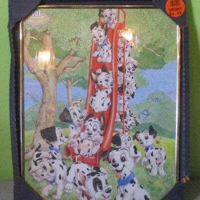 Lot 77 - 101 Dalmatians Framed Print LOCAL PICK UP ONLY