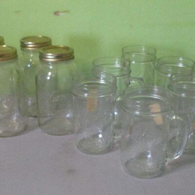 Lot 79 - Kerr Canning Jars and Drinking Mugs