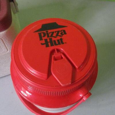 Lot 95 - Pizza Hut Drink Cooler and 2 Other Coolers LOCAL PICK UP ONLY