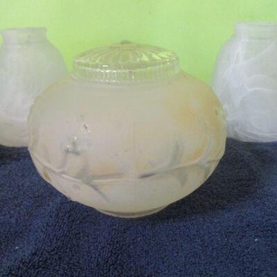 Lot 110 - Vintage Light Cover and Others