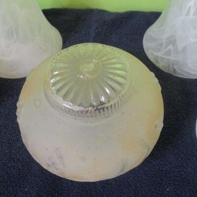 Lot 110 - Vintage Light Cover and Others