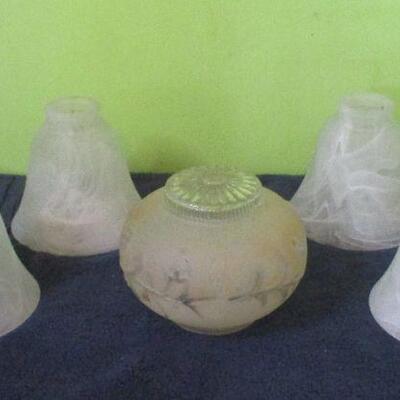 Lot 110 - Vintage Light Cover and Others