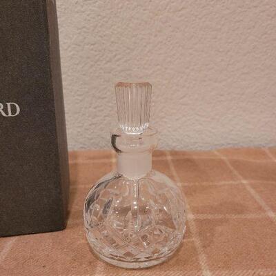 Lot 203: Waterford Crystal Perfume Bottle with Box