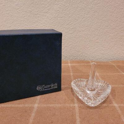 Lot 204: Waterford Crystal Ring Dish with Box