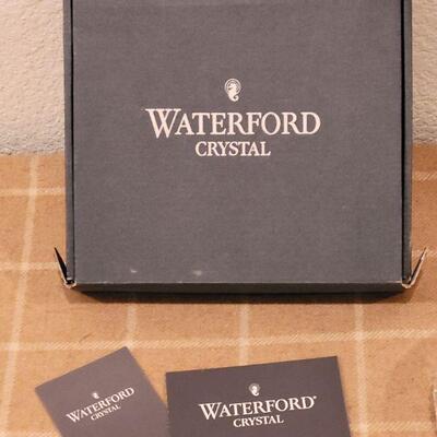 Lot 205: Waterford Crystal Heart Perfume Tray with Box