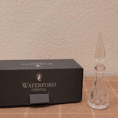 Lot 207: Waterford Crystal Perfume Bottle with Box
