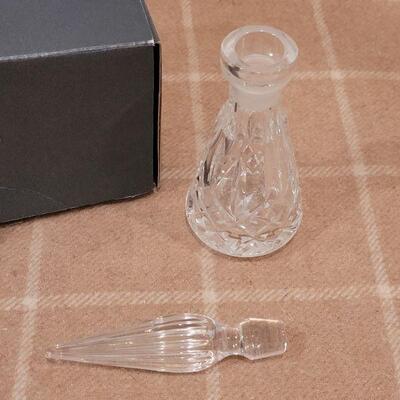 Lot 207: Waterford Crystal Perfume Bottle with Box