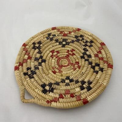 -118- Hand-Woven Dance Fan 