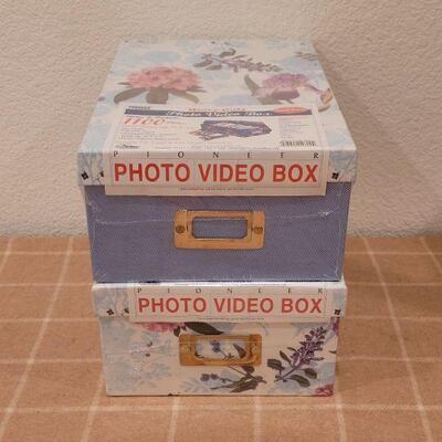 Lot 245: (2) New Photo Storage Boxes
