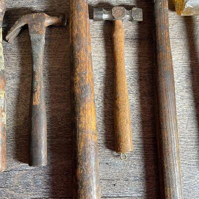 G44: Lot of Vintage Assorted Hammers and Mallets
