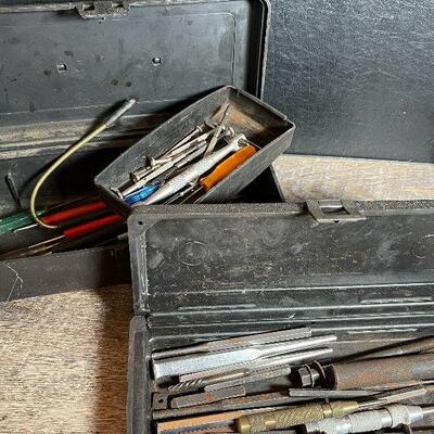 G48: Pair of Tool Boxes with Punches and Small Hand Tools