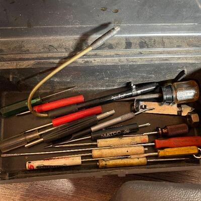 G48: Pair of Tool Boxes with Punches and Small Hand Tools