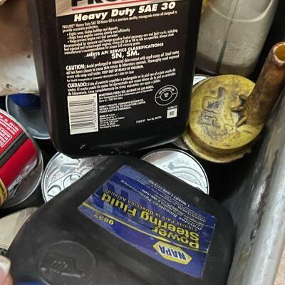 G78: Box Lot of Garage Chemicals