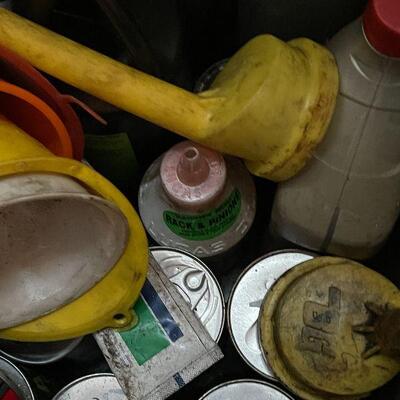 G78: Box Lot of Garage Chemicals
