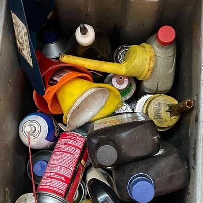 G78: Box Lot of Garage Chemicals
