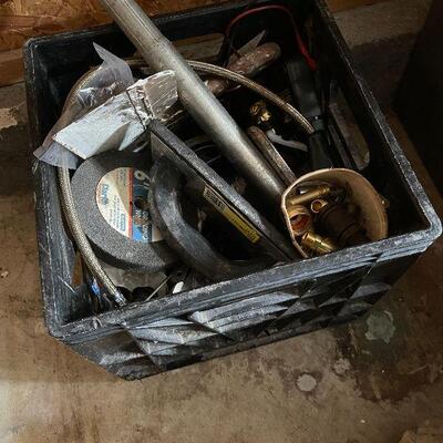 G77: Box of Miscellaneous Tools and Garage Items