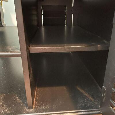 B1: Black Square End Table
