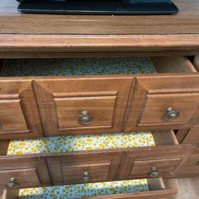 B3: Nine Drawer Solid Wood Dresser