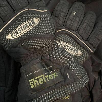 B8: Men's Firstgear Motorcycle Jacket and Gloves