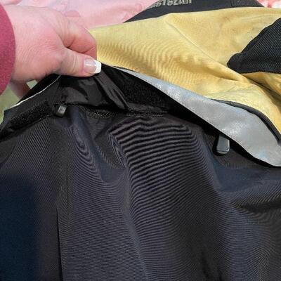 B8: Men's Firstgear Motorcycle Jacket and Gloves