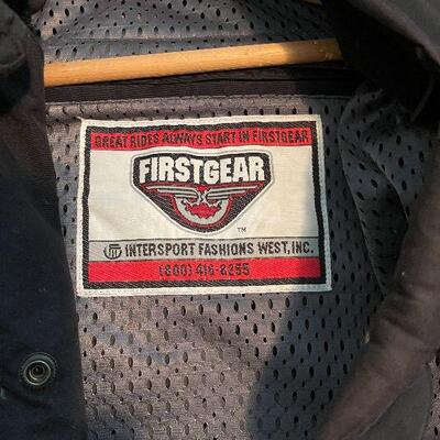 B8: Men's Firstgear Motorcycle Jacket and Gloves