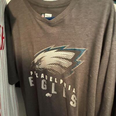 B12: Phillies and Eagles Shirts