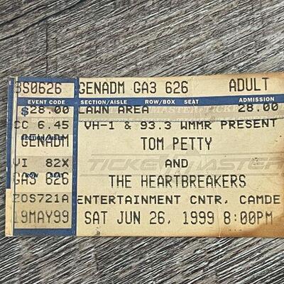 L6: 1976 TV Times from Philly & Tom Petty Ticket Stub