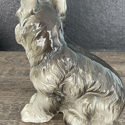 L8: Pair of 1940's Schnauzer Figurines