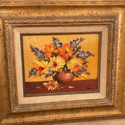 A3: Vintage Framed and Signed Original Oil Painted