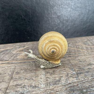M13: Vintage Florenza Imperial Gold and Silver Snail Measuring Tape