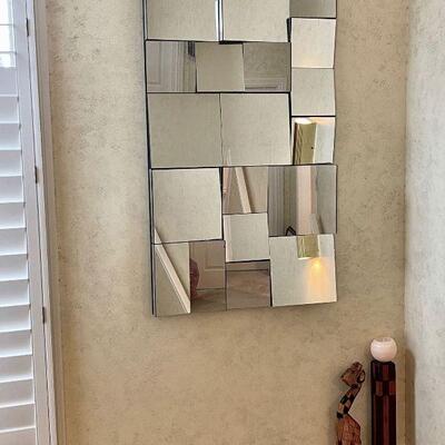 Fabulous Mid Century Modern Mirror piece attributed Neal Small