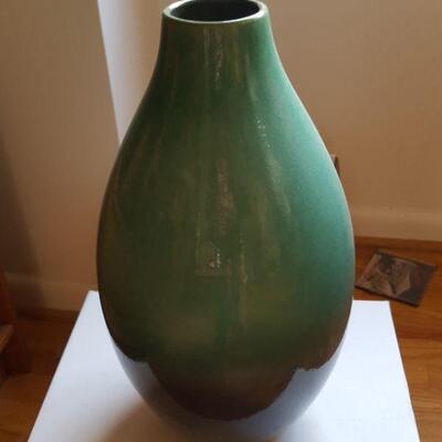 3 Green Blue Scheurich Germany Vases