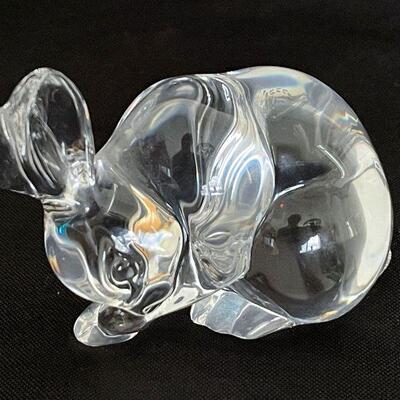 Lenox  Crystal Bunny Rabbit Figure