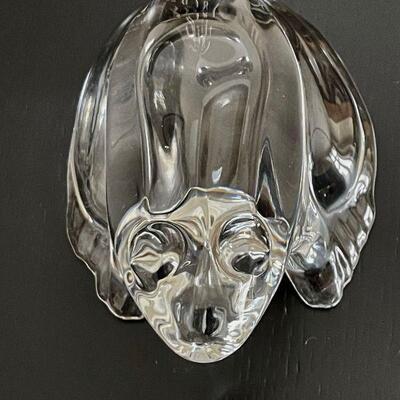 Baccarat Crystal Art Glass Frog Figurine 