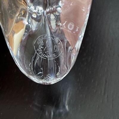 Baccarat Clear Glass Crystal Shark Fin