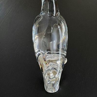 Baccarat Clear Crystal Parrot 
