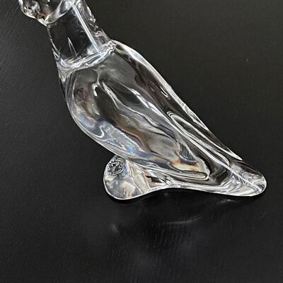 Baccarat Clear Crystal Parrot 