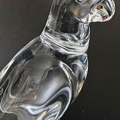 Baccarat Clear Crystal Parrot 