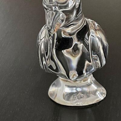 Baccarat Clear Crystal Parrot 