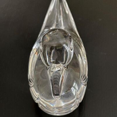 Waterford Crystal Glass Floating Duck