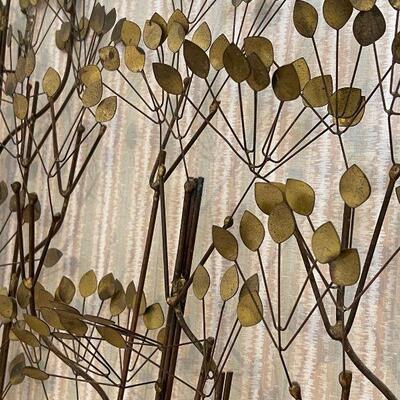 C Jere Mid Century Midern Aspen Tree Wall Art Sculpture