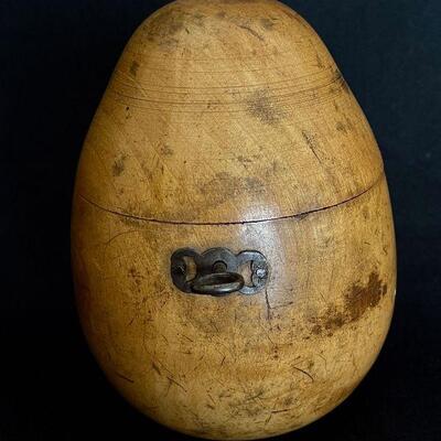 Antique Geroge III Fruitwood Tea Caddy