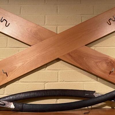 Pair Antique  19th C. Tulwar Battle Swords